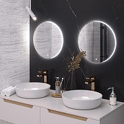 Зеркало Aqua de Marco Milan 40 MIL40 с подсветкой с сенсорным выключателем и диммером-5