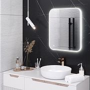 Зеркало Aqua de Marco Milan 50х60 MIL50/60 с подсветкой с сенсорным выключателем и диммером-4