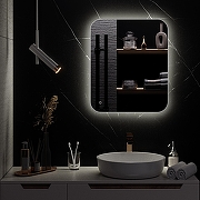 Зеркало Aqua de Marco Milan 50х60 MIL50/60 с подсветкой с сенсорным выключателем и диммером-7