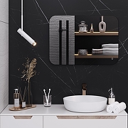 Зеркало Aqua de Marco Milan 50х70 MIL50/70 с подсветкой с сенсорным выключателем и диммером-8