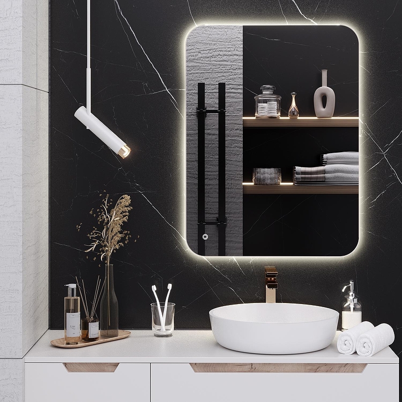 Зеркало Aqua de Marco Milan 60х80 MIL60/80 с подсветкой 