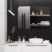 Зеркало Aqua de Marco Milan 70х100 MIL70/100 с подсветкой с сенсорным выключателем и диммером-8