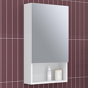 Зеркальный шкаф Aqua de Marco City 40 R 1040WCSYD цвет Белый-2