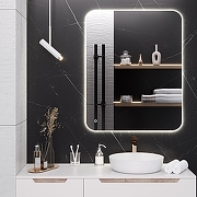 Зеркало Aqua de Marco Milan 80х100 MIL80/100 с подсветкой с сенсорным выключателем и диммером