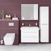 Зеркало со шкафом Aqua de Marco City 80 1080WCSYD/U цвет Белый-5