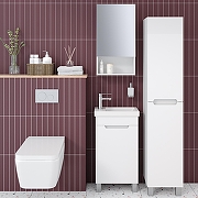 Тумба под раковину Aqua de Marco City R 45 2045WCITY/F цвет Белый-5