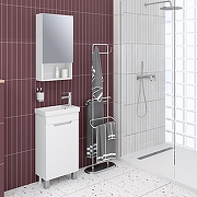 Тумба под раковину Aqua de Marco City R 45 2045WCITY/F цвет Белый-6