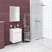 Тумба под раковину Aqua de Marco City 50 2050WCITY/H подвесная цвет Белый-6