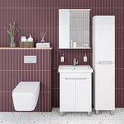 Тумба под раковину Aqua de Marco City 60 2060WCITY/F цвет Белый-4