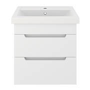 Тумба под раковину Aqua de Marco City 60 2060WCITY/H подвесная цвет Белый-1