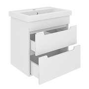Тумба под раковину Aqua de Marco City 60 2060WCITY/H подвесная цвет Белый-2
