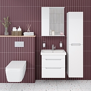 Тумба под раковину Aqua de Marco City 60 2060WCITY/H подвесная цвет Белый-5