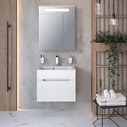 Тумба под раковину Aqua de Marco Olivia 65 2065COLI/H подвесная цвет Белый-6