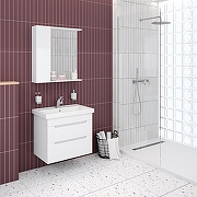 Тумба под раковину Aqua de Marco City 70 2070WCITY/H подвесная цвет Белый-6