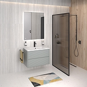 Тумба под раковину Aqua de Marco Parma 80 2080MINTPAR подвесная цвет Мята-6