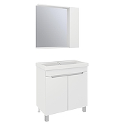 Тумба под раковину Aqua de Marco City 80 2080WCITY/F цвет Белый-3