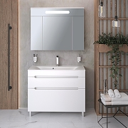 Тумба под раковину Aqua de Marco Olivia 100 2100COLI/F цвет Белый-7