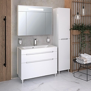 Тумба под раковину Aqua de Marco Olivia 100 2100COLI/F цвет Белый-8