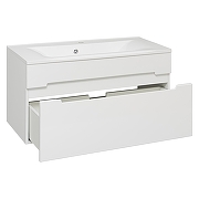 Тумба под раковину Aqua de Marco Olivia 100 2100COLI/H подвесная цвет Белый-1