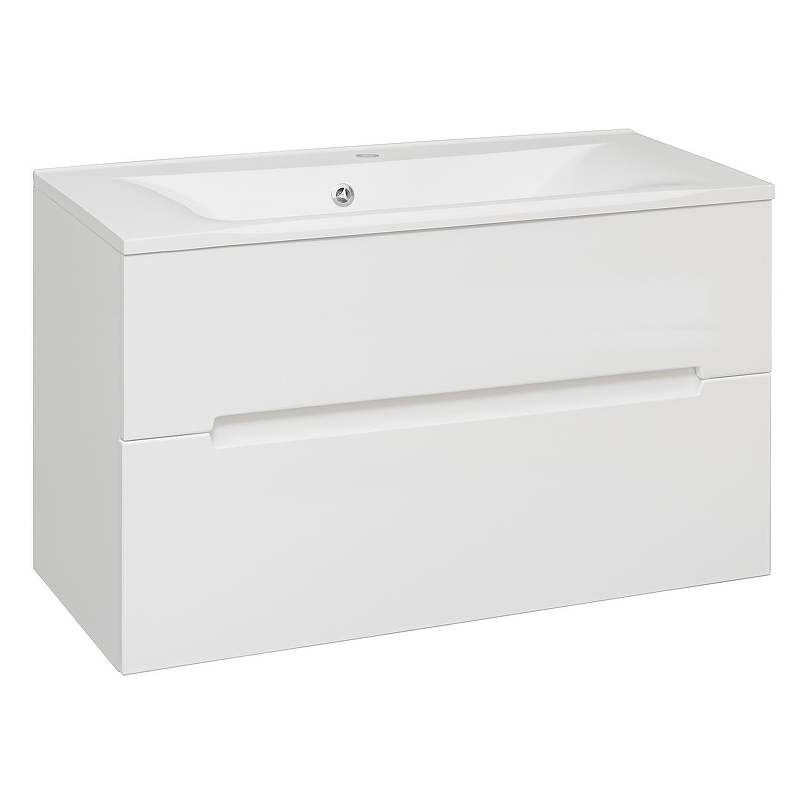 Тумба под раковину Aqua de Marco Olivia 100 2100COLI/H/2 подвесная 