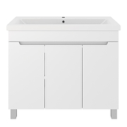 Тумба под раковину Aqua de Marco City 100 2100WCITY/F цвет Белый-1