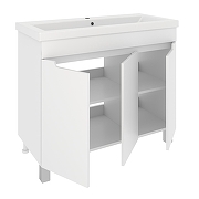 Тумба под раковину Aqua de Marco City 100 2100WCITY/F цвет Белый-2