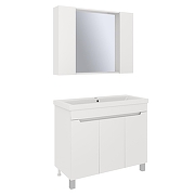 Тумба под раковину Aqua de Marco City 100 2100WCITY/F цвет Белый-3