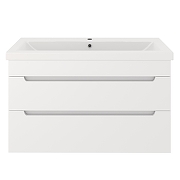 Тумба под раковину Aqua de Marco City 10 2100WCITY/H подвесная цвет Белый-1