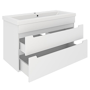 Тумба под раковину Aqua de Marco City 10 2100WCITY/H подвесная цвет Белый-2