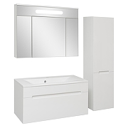 Шкаф пенал Aqua de Marco Olivia 40 R 3040COLI/p подвесной цвет Белый-4