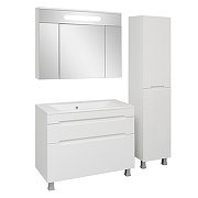 Шкаф пенал Aqua de Marco Olivia 40 R 3040COLI напольный цвет Белый-2