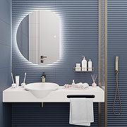 Зеркало Aqua de Marco Moon 70х90 Moon70/90 с подсветкой с сенсорным выключателем и диммером-6