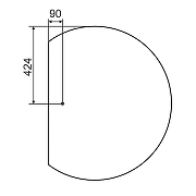 Зеркало Aqua de Marco Moon 90х110 Moon90/110 с подсветкой с сенсорным выключателем и диммером-12