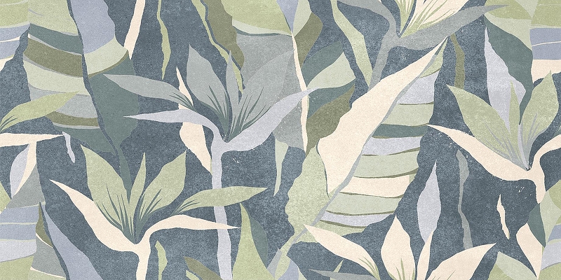 Керамическая плитка GlobalTile Dominica GT244VG Синий Матовая 