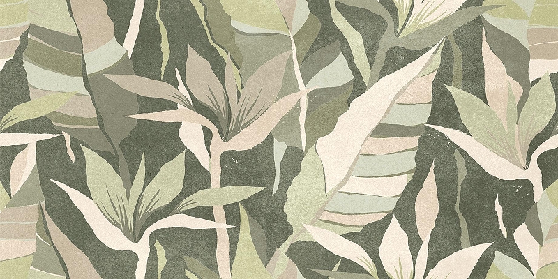 Керамическая плитка GlobalTile Dominica GT245VG Зеленый Матовая 