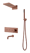 Душевая система Boheme Fusion 130-2-BRB цвет Брашированная бронза