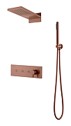 Душевая система Boheme Fusion 130-BRB цвет Брашированная бронза