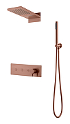 Душевая система Boheme Fusion 130-CB цвет Брашированная медь