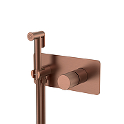 Гигиенический душ со смесителем Boheme Stick 127-BRB.3 цвет Брашированная бронза