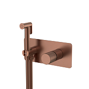 Гигиенический душ со смесителем Boheme Stick 127-BRB.4 цвет Брашированная бронза