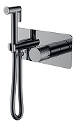 Гигиенический душ со смесителем Boheme Stick 127-SGM цвет Оружейная сталь