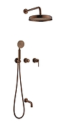 Душевая система Boheme Eterna 174-2-BRB цвет Брашированная бронза