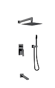 Душевая система Boheme Venturo 374-SGM-2 цвет Оружейная сталь глянцевая