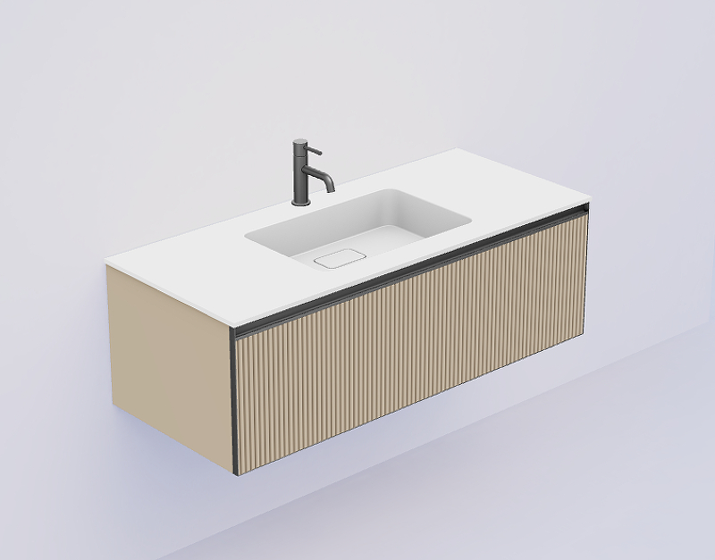 Тумба под раковину Boheme Armadi Art Quatro 1 120 790-M1-120-RIB-D-A-LED подвесная 