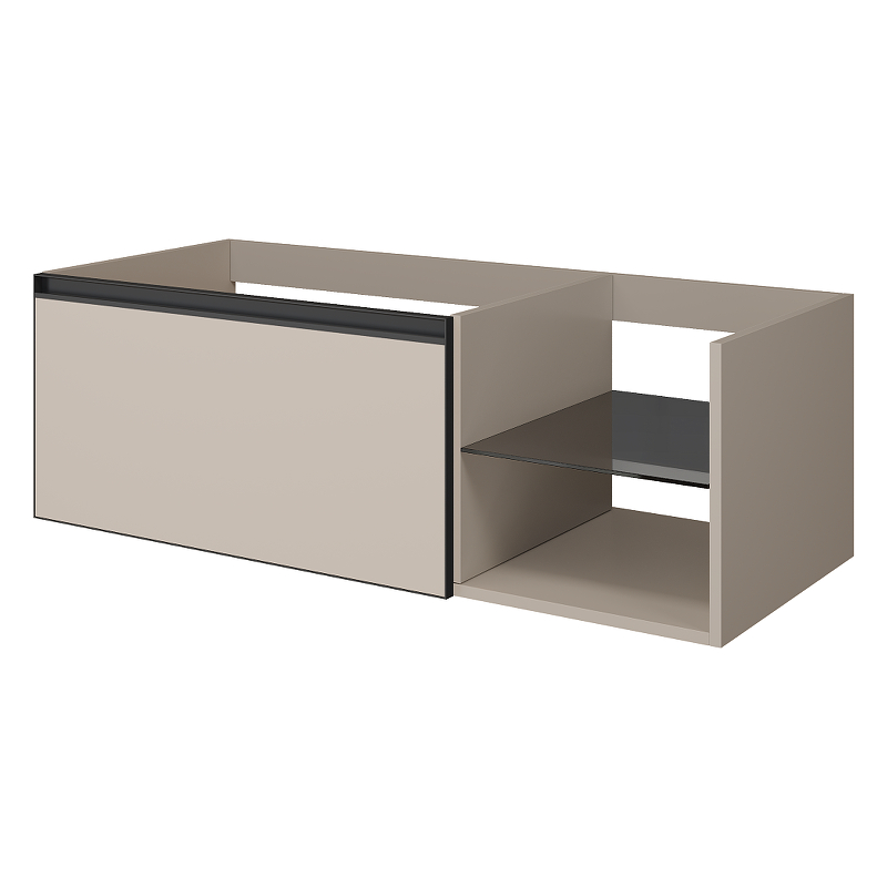 Тумба под раковину Boheme Armadi Art Quatro 6 120 790-M6-120-D-A-LED подвесная 