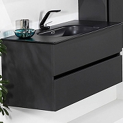 Тумба под раковину Boheme Armadi Art Vallessi 140 837-140-A matt подвесная цвет Антрацит