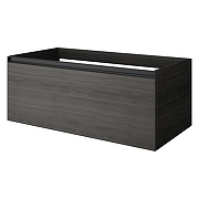 Тумба под раковину Boheme Armadi Art Quatro 1 100 790-M1-100-OA-A подвесная цвет Дуб антрацит профиль Антрацит