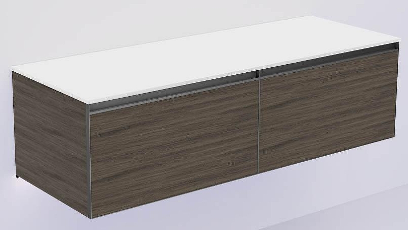 Тумба под раковину Boheme Armadi Art Quatro 2 140 790-M2-140(70+70)-OA-A+L подвесная 