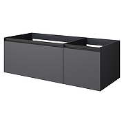 Тумба под раковину Boheme Armadi Art Quatro 2 120 790-M2-120-A-A-LED подвесная цвет Антрацит профиль Антрацит