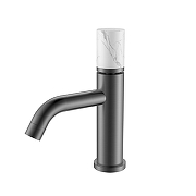 Смеситель для раковины Boheme Stick 121-GM-MR-W цвет Оружейная сталь